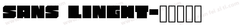 Sans Linght字体转换